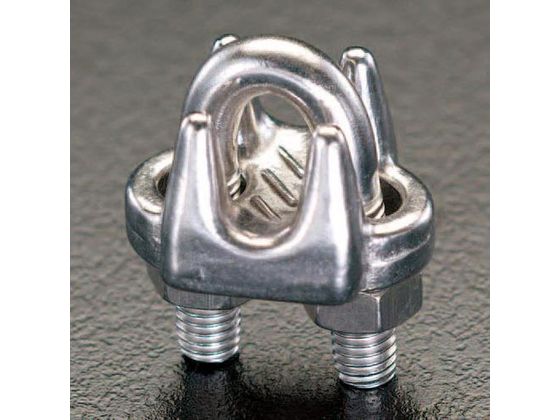 エスコ ワイヤーロープクリップ ステンレス製 14mm EA638RB-14