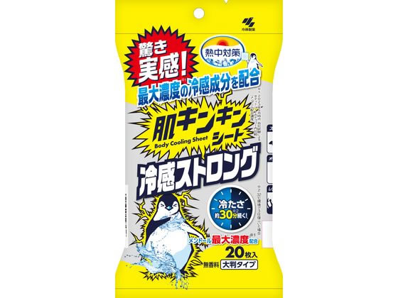 小林製薬 熱中対策 肌キンキンシート 20枚 小林製薬 熱中対策 肌キンキンシート 20枚
