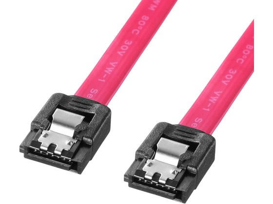 サンワサプライ シリアルATA3ケーブル ラッチ付き 0.5m TK-SATA3-05