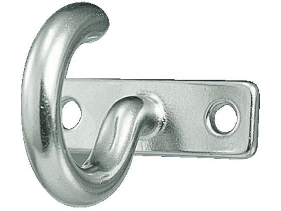TRUSCO プレートフック ステンレス製 D寸法10mm (1個=1袋)