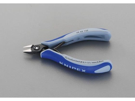 エスコ 精密用ニッパー グリップ・バネ付 125mm EA535KG-6