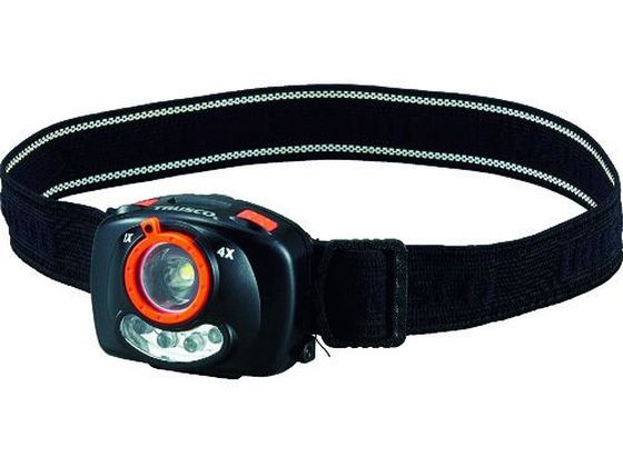 TRUSCO LEDヘッドライト 125ルーメン ブラック THLC-113A-BK