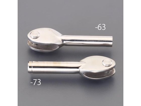 エスコ 止め金具 左・雌ねじ ステンレス製 M8×40mm