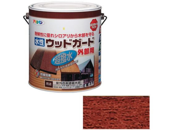 アサヒペン 水性ウッドガード外部用 3L マホガニー 07