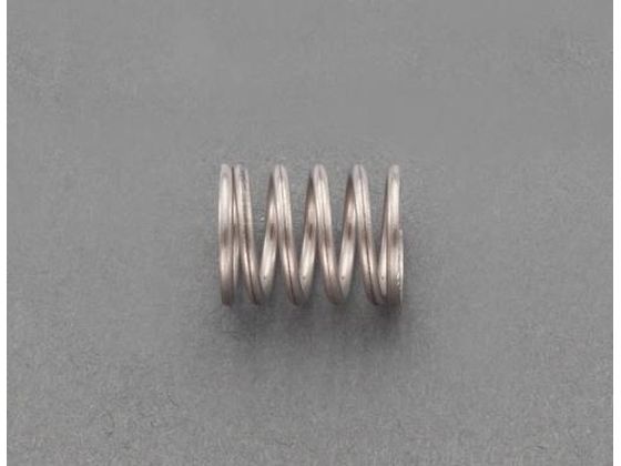 エスコ 押しスプリング ステンレス 5本 2.0×0.23／5.5mm