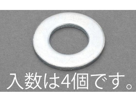 エスコ 平ワッシャー ISO ユニクロ 4枚 M20 EA949LX-1120 エスコ 平ワッシャー ISO ユニクロ 4枚 M20 EA949LX-1120