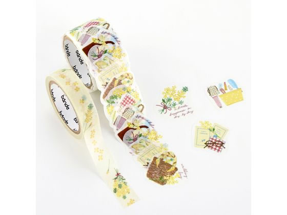 bande マスキングロールステッカー 菜の花咲くバッグ BDA803 bande マスキングロールステッカー 菜の花咲くバッグ BDA803