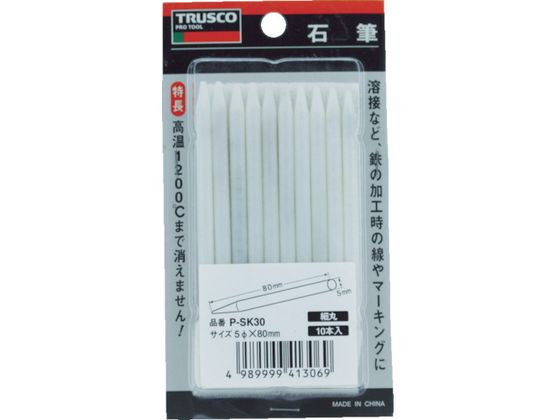 TRUSCO 石筆パック入 細丸 P-SK30