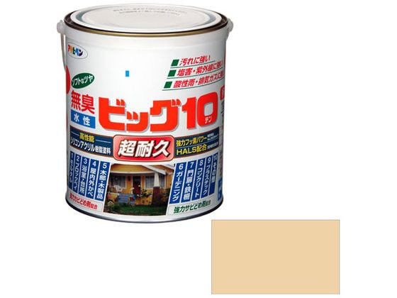 アサヒペン 水性ビッグ10多用途 1.6L 222 ベージュ