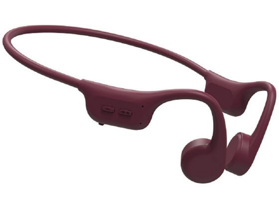 HI DISC 骨伝導ワイヤレスヘッドフォン e angle select ワインレッド HI DISC 骨伝導ワイヤレスヘッドフォン e angle select ワインレッド