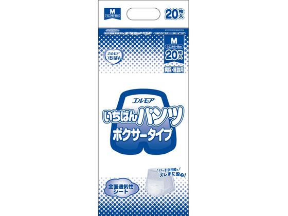 カミ商事 エルモアいちばん パンツ ボクサータイプ M 20枚