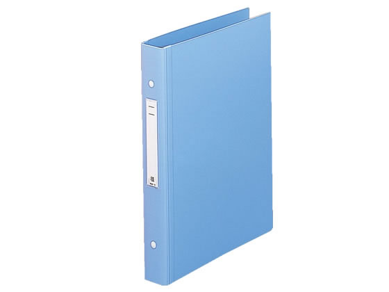 ●色：ブルー●サイズ：Ａ４・Ｓ型 ４穴●外寸法：縦３１５×横２５８×背幅４１ｍｍ●材質：表紙・背／ポリプロピレン、背折り曲げ部／エラストマー樹脂、とじ具／スチール