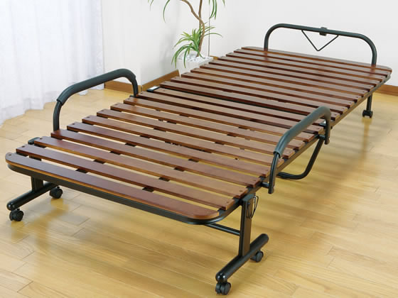 ●サイズ：使用時／（約）幅１２６×長さ２０９×高さ４７ｃｍ、収納時／（約）幅１２６×奥行４７×高さ１０９ｃｍ、床面高／（約）３１ｃｍ●適応マットレスサイズ：約幅１１８×長さ２０１ｃｍ●重さ：（約）２１