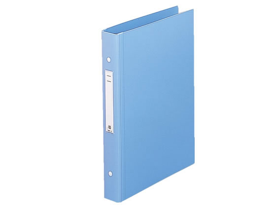 ●色：ブルー●サイズ：Ａ４・Ｓ型 ３０穴●外寸法：縦３１５×横２５８×背幅４１ｍｍ●材質：表紙・背／ポリプロピレン、背折り曲げ部／エラストマー樹脂、とじ具／スチール
