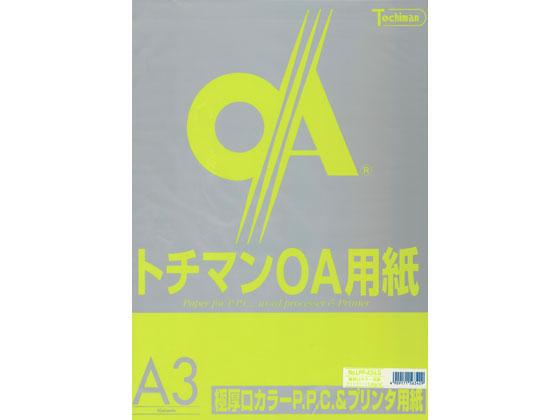 SAKAEテクニカルペーパー 極厚口カラーPPC A3 ライトグリーン50枚×5冊