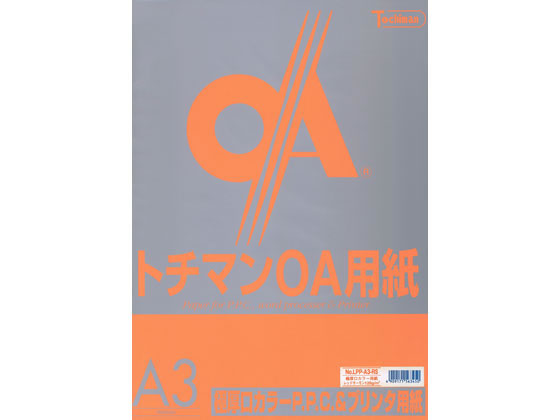 SAKAEテクニカルペーパー 極厚口カラーPPC A3 レッドサーモン50枚×5冊