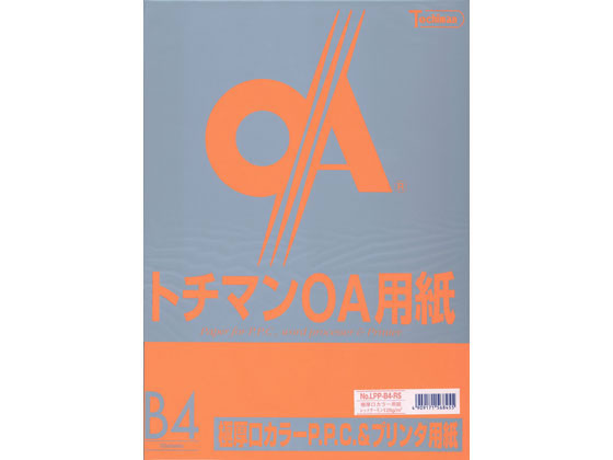 SAKAEテクニカルペーパー 極厚口カラーPPC B4 レッドサーモン50枚×5冊