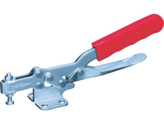 スーパー 下方押え型トグルクランプ(水平ハンドル式)全長:243mm 締付力:2.8kN TDKS38F スーパー 下方押え型トグルクランプ(水平ハンドル式)全長:243mm 締付力:2.8kN TDKS38F