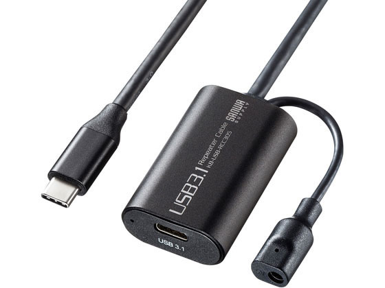 サンワサプライ 5m延長USBアクティブリピーターケーブル KB-USB-RCC305 サンワサプライ 5m延長USBアクティブリピーターケーブル KB-USB-RCC305