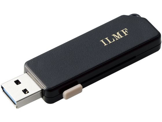 エレコム USBメモリ 32GB USB3.2(Gen1)ブラック MF-ER3032GBK-IL