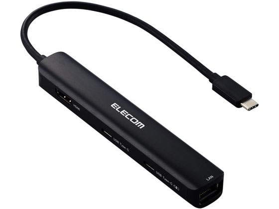 エレコム TypeC ドッキングステーション 6-in-1 ブラック DST-C30BK エレコム TypeC ドッキングステーション 6-in-1 ブラック DST-C30BK