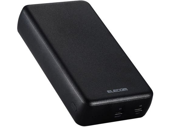 エレコム モバイルバッテリー 20000mAh PD 黒 DE-C52-20000BK エレコム モバイルバッテリー 20000mAh PD 黒 DE-C52-20000BK