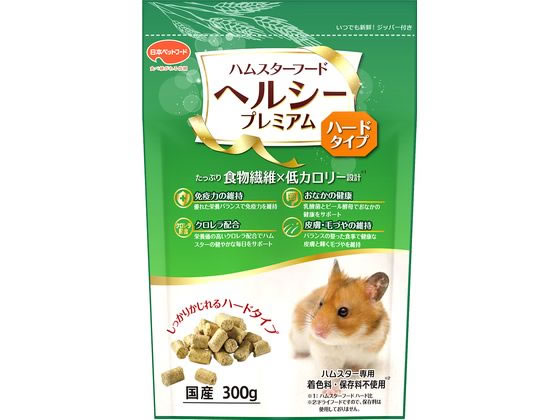 日本ペットフード ハムスターヘルシープレミアムハード 300g 日本ペットフード ハムスターヘルシープレミアムハード 300g