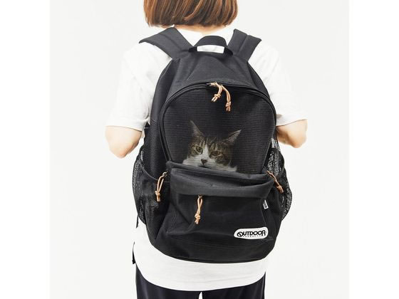 スリーアローズ OUTDOOR PRODUCTS ペット リュックLブラックが