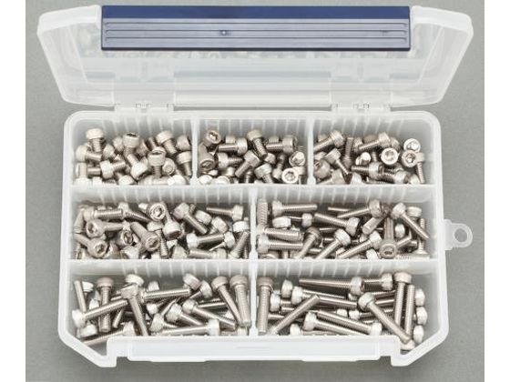 エスコ 六角穴付ボルトセット ステンレス製 M6 EA949MB-6