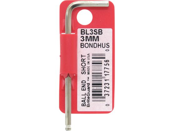 ボンダス ボールポイント・L-レンチ ショート メッキ 3mm BL3SB ボンダス ボールポイント・L-レンチ ショート メッキ 3mm BL3SB