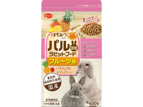 日本ペットフード パルone ラビットフードフルーツ味 600g