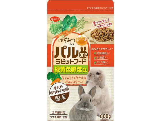 日本ペットフード パルone ラビットフード野菜 600g
