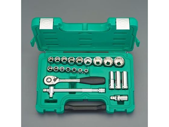 エスコ ソケットレンチセット 1/2"DR EA687CK-1A エスコ ソケットレンチセット 1/2"DR EA687CK-1A