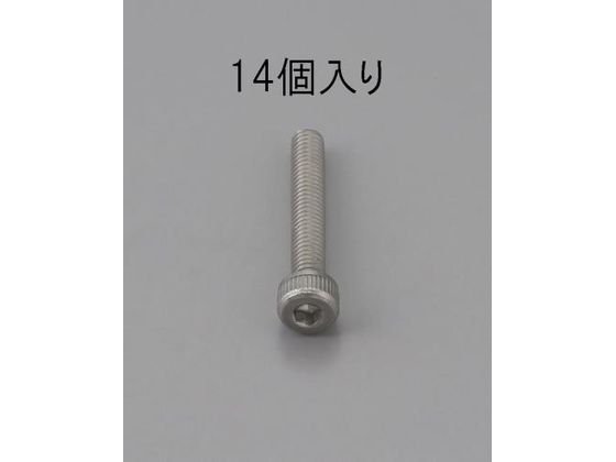 エスコ 六角穴付ボルト ステンレス製 14本 M6×14mm EA949MB-614