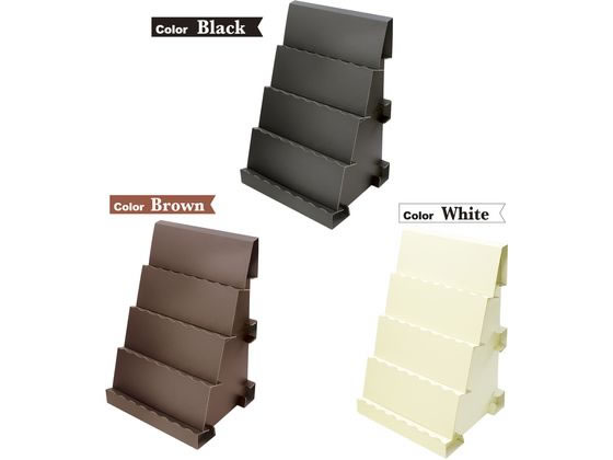 ササガワ オリジナルワークス 組立式傾斜かざり棚 BIG ブラック 44