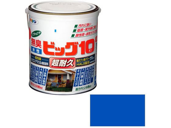アサヒペン 水性ビッグ10多用途 1.6L 204 青