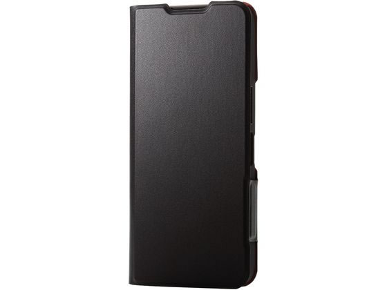 エレコム AQUOS wish4 手帳型ケース ブラック PM-S241PLFUBK