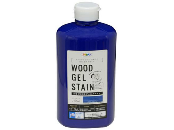 アサヒペン 水性WOODジェルステイン 700ml インディゴブルー