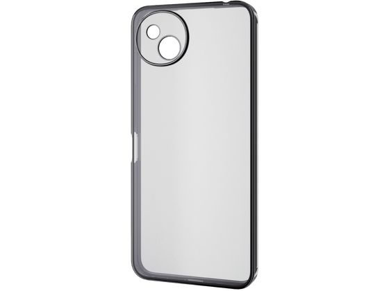 エレコム AQUOS wish4 ソフトケース メタリックブラック PM-S241UCTMKBK