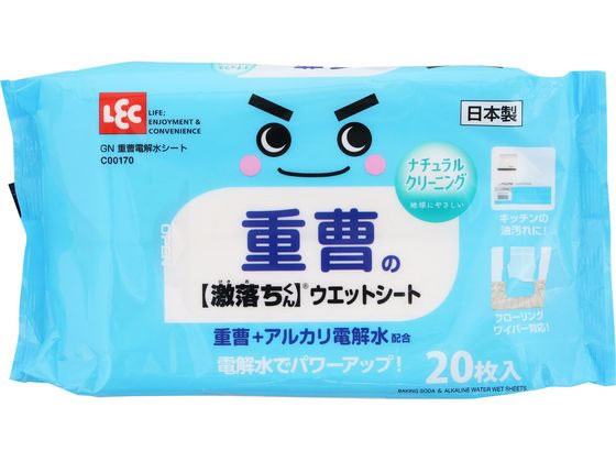 レック 激落ちくん 重曹電解水シート 20枚 C00170 レック 激落ちくん 重曹電解水シート 20枚 C00170