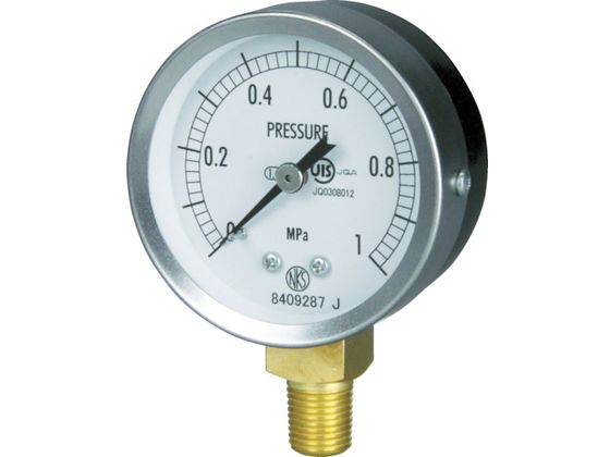 長野 JIS汎用形圧力計A枠(テーパー) 圧力レンジ(MPa):0.0~1.60 GS50-171-1.6MP