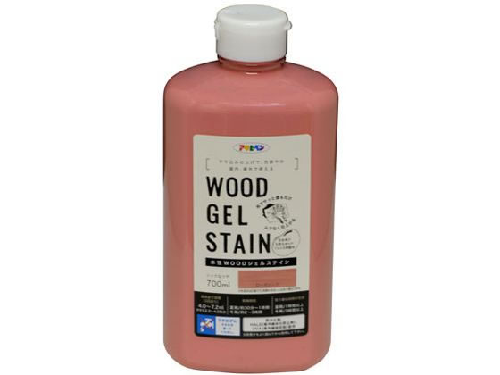 アサヒペン 水性WOODジェルステイン 700ml ローズピンク