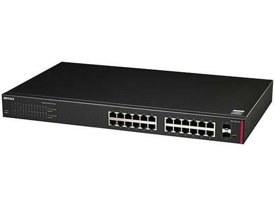 バッファロー 法人向け レイヤー2 Giga スマートスイッチ 24ポート ブラック バッファロー 法人向け レイヤー2 Giga スマートスイッチ 24ポート ブラック