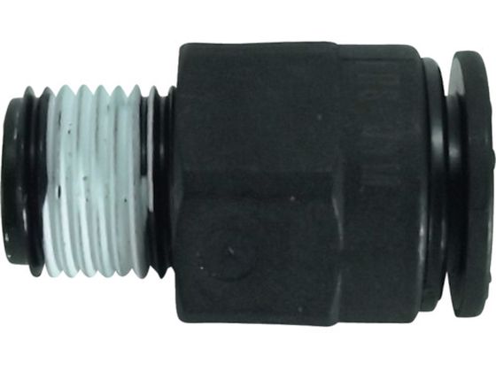 チヨダ ファイブ樹脂メイルコネクタ 8mm・R1/8 FR8-01M チヨダ ファイブ樹脂メイルコネクタ 8mm・R1/8 FR8-01M