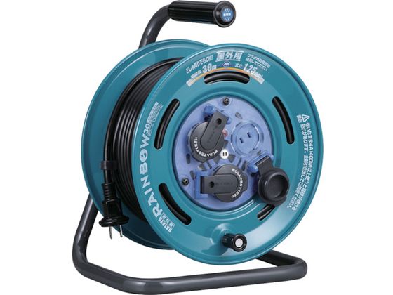 ハタヤ 屋外用レインボーリール 単相100V 30m GE-30 ハタヤ 屋外用レインボーリール 単相100V 30m GE-30