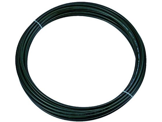 TRUSCO ポリウレタンチューブ 4×2.5mm 10m巻 黒 TEN-4X2.5-10-BK