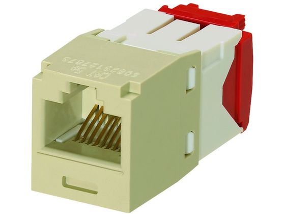 パンドウイット カテゴリ5E RJ45モジュラージャック UTP TG アイボリー