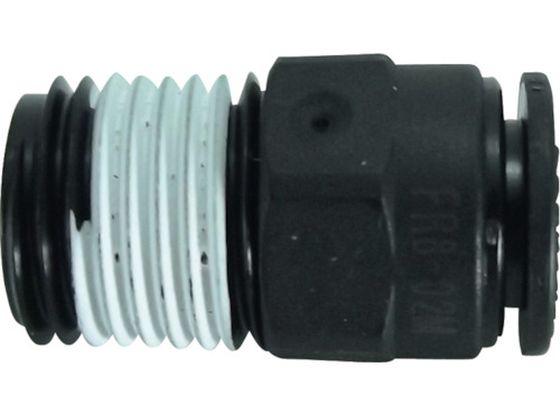 チヨダ ファイブ樹脂メイルコネクタ 8mm・R1/4 FR8-02M チヨダ ファイブ樹脂メイルコネクタ 8mm・R1/4 FR8-02M