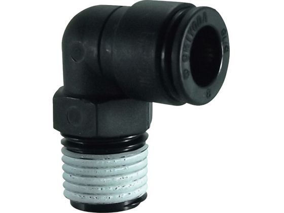 チヨダ ファイブ樹脂メイルエルボ 8mm・R1/4 FR8-02ML チヨダ ファイブ樹脂メイルエルボ 8mm・R1/4 FR8-02ML