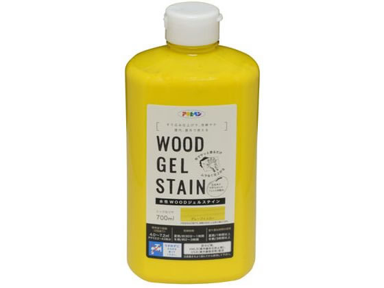 アサヒペン 水性WOODジェルステイン 700ml グレープイエロー